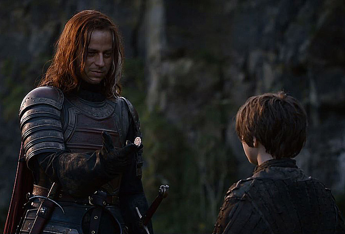 Jaqen H'ghar, Arya Stark and thecoin2.jpg