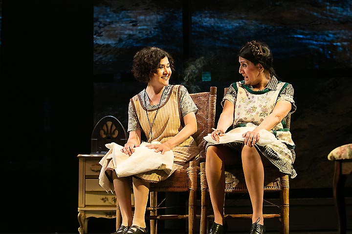 Lucy Rodriguez and Evelina Fernández in 'A Mexican Trilogy'