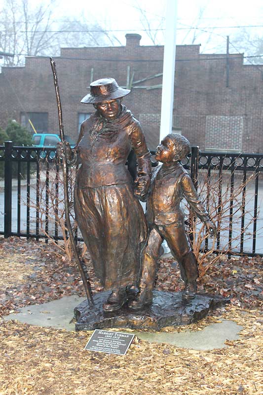 Harriet Tubman sculpture-Jane DeDecker